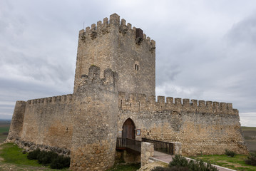 Fototapeta na wymiar Castle of Tiedra, Valladolid province, Spain