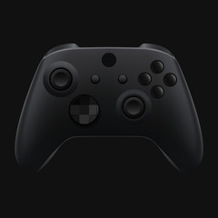 Wireless controller gamepad for play games on XBOX console or pc, detailed, vector EPS 10 © Artmospherium