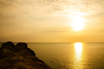 Obraz premium Dramatic sunset in Thailand
