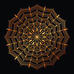 
Luxury ornamental mandala design background  with golden 
arabesque pattern arabic islamic east style