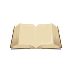vector illustration of book. perfect for logo or icon education, publishing or magazine industry. simple flat color style