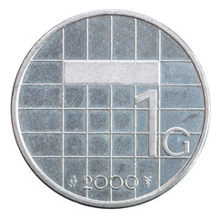 Netherlands guilder coin