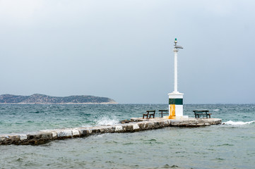 Old port for fishing boats
