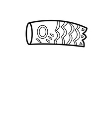 鯉のぼり(線画)