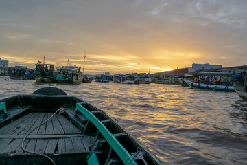Fototapeta premium Mekong river sunrise