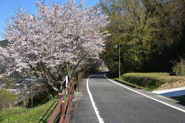 日本の岡山県の和気町の駅の跡地