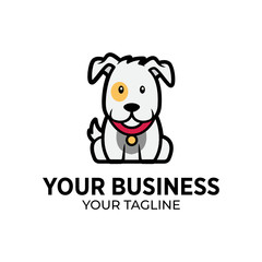 Dog or Cat Logo design template for pets shop