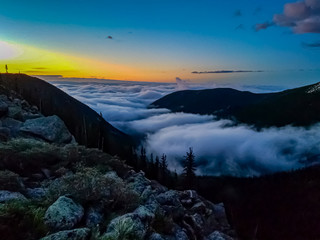 Cloud valley