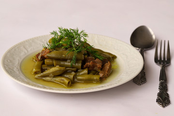 Turkish Food Olive Oil Dill / Olive Oil Broad Beans / Broad bean meal.