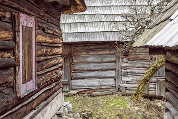 Abandoned settlement Podsip, Slovakia