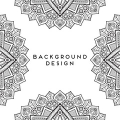 luxury ornamental mandala design background