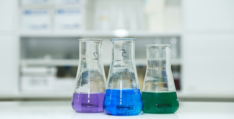 test tubes in laboratory