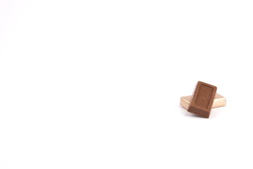 Chocolate, chocolates on a white background