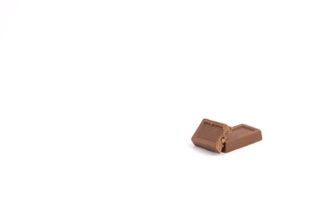 Chocolate, chocolates on a white background