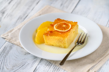 Portokalopita orange cake