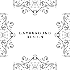 luxury ornamental mandala design background