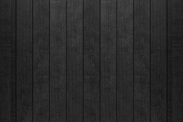 Black wood fence texture and background seamless.