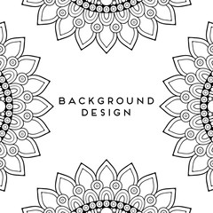 luxury ornamental mandala design background