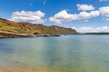 Obraz premium Beautiful Monastiri bay on Paros island. Cyclades, Greece