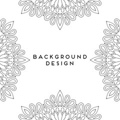 luxury ornamental mandala design background