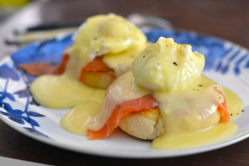 Poached Eggs royal with Hollandaise Sauce