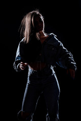 Fototapeta premium Beautiful female model