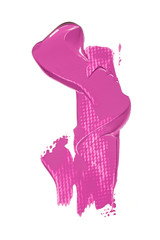 Close-up photo of red cosmetics.