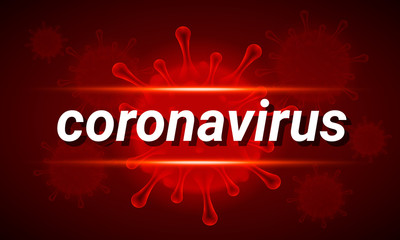Covid-19 background, background virus strain of MERS-Cov and Novel coronavirus 2019-nCoV. Vector concept of dangerous virus in China with medical cell.