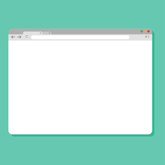 empty browser window with open tab