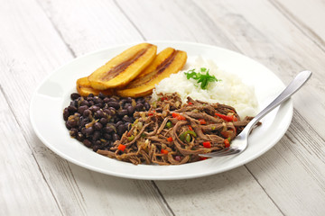 traditional venezuelan dish called Pabellon Criollo