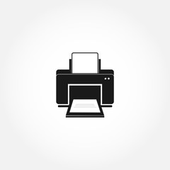 printer icon. isolated design element