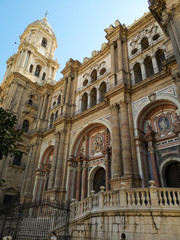 Fototapeta na wymiar catedral de malaga