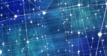 Obraz premium Background Abstract Dynamic Plexus Futuristic Technology. 3D rendering 3D illustration