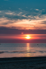 Alba settembrina sul mare adriatico