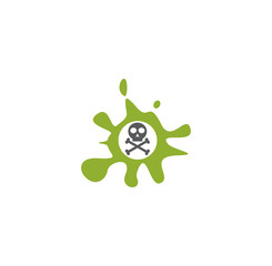 Acid related icon on background for graphic and web design. Creative illustration concept symbol for web or mobile app