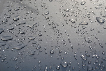 drops on the metal floor background