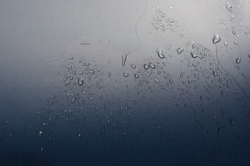 rain drops on metalic floor background