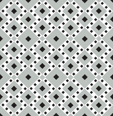 Abstract Tile ornament. Geometric square shape seamless pattern. Geometrical ornamental backgrop.
