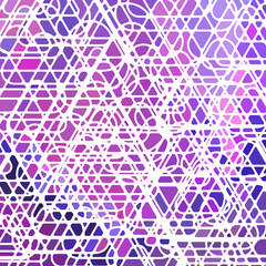 abstract vector stained-glass mosaic background