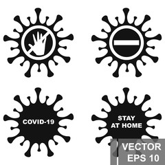 New coronavirus. Covid-19. Pandemic. Prevention Concept design for your use.