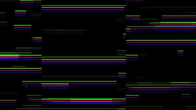 Vintage film damage and scratches. Abstract screen digital pixel sorting noise glitch error damage background
