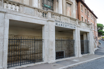 Mamertinum or Mamertina Prison in Rome, Italy.