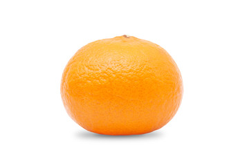 Fresh orange fruit isolated on white background.clipping paths.