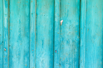 Naklejka premium The old blue wood texture with natural patterns