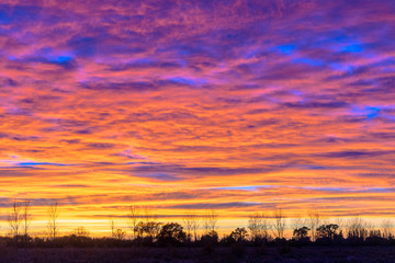 Obraz premium Sunrise from San Rafael Argentina
