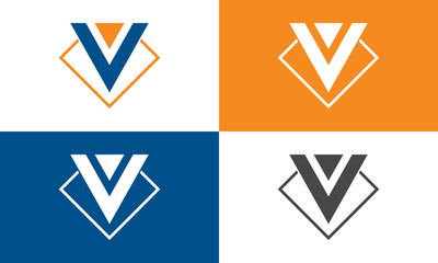 V Letter Logo