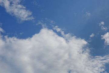 blue sky background with white clouds