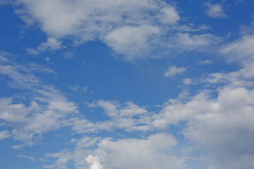 blue sky background with white clouds
