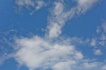blue sky background with white clouds