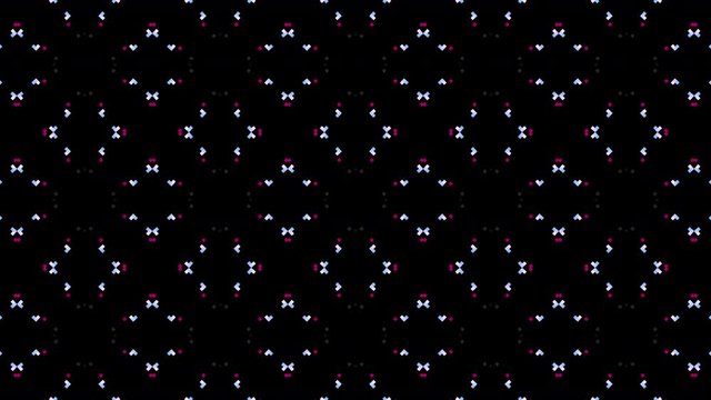 Pixel concept background with plain design 29,97 fps, with alpha and transparent BG